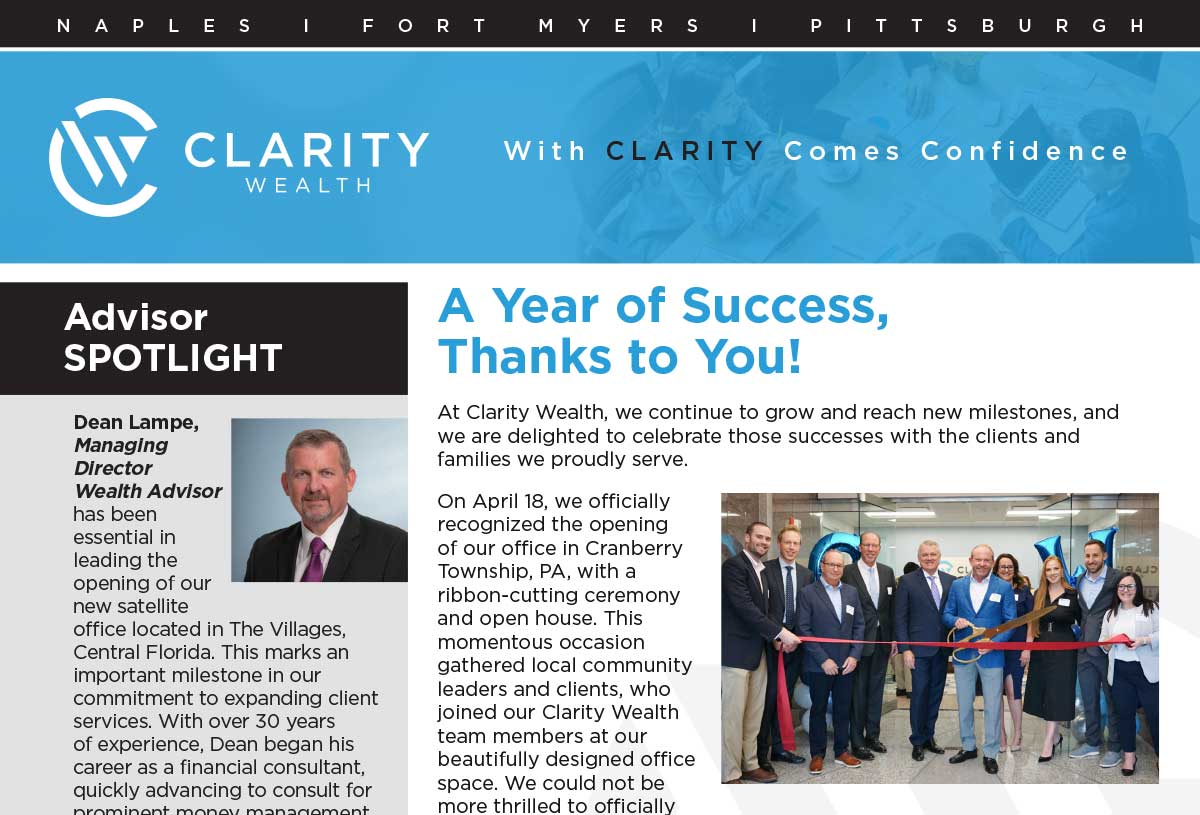 Quarter Three newsletter